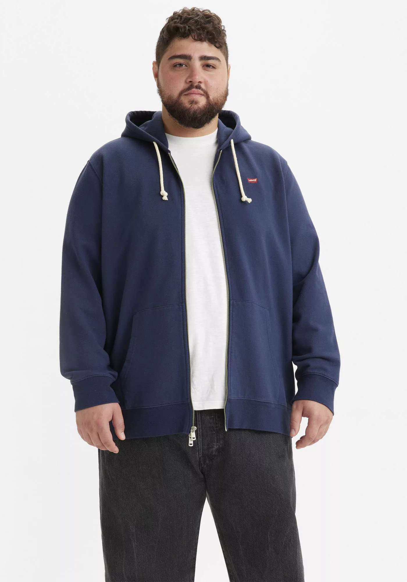 Levi's® Plus Kapuzensweatshirt mit dezentem Levi's® Batwing Logo günstig online kaufen