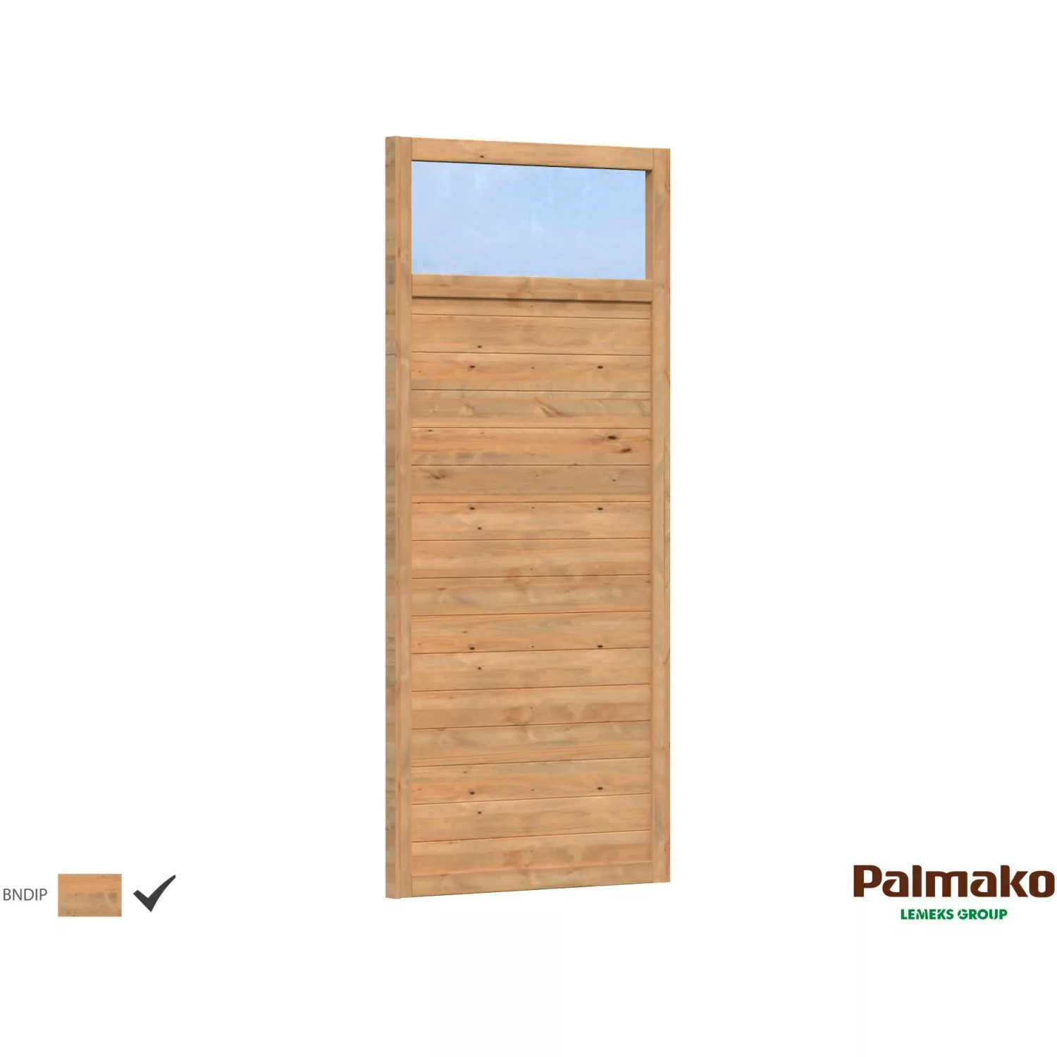 Palmako Holzelement für Hol-Pavillon Lucy Braun tauchgrundiert 103 x 230 cm günstig online kaufen