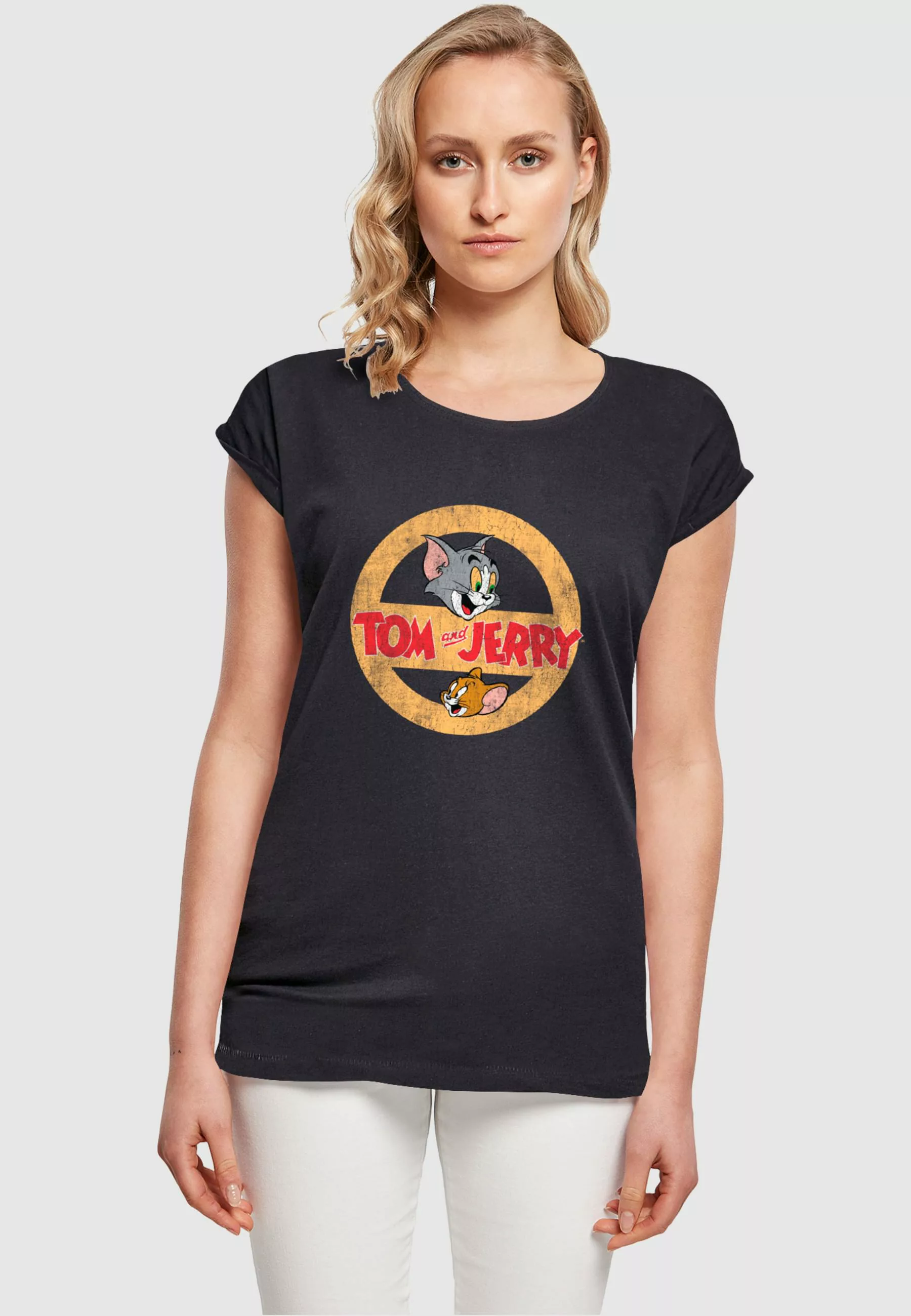 ABSOLUTE CULT T-Shirt "ABSOLUTE CULT Damen Ladies Tom and Jerry - Circle On günstig online kaufen