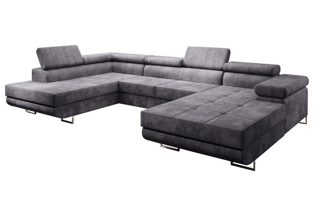 Furnix Wohnlandschaft Zante Sofalandschaft U-Sofa mit Schlaffunktion und 2 günstig online kaufen