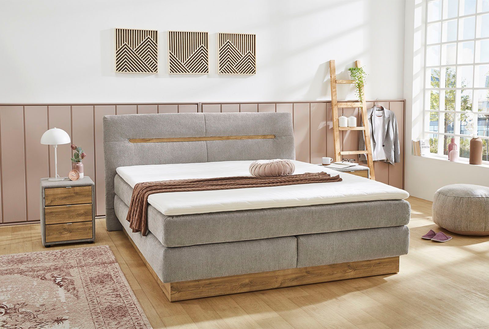 Jockenhöfer Gruppe Boxspringbett Nika, mit Bettkasten, 7-Zonen-Matratze, un günstig online kaufen