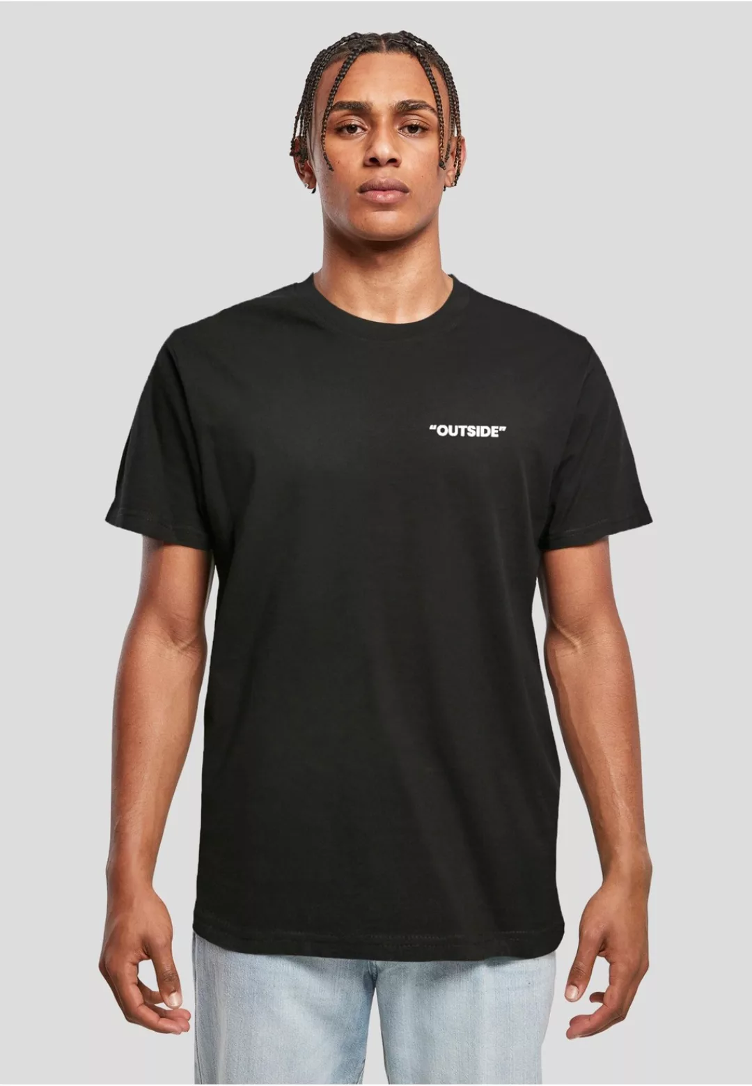 MisterTee T-Shirt "MisterTee Herren Outside Tee", (1 tlg.) günstig online kaufen