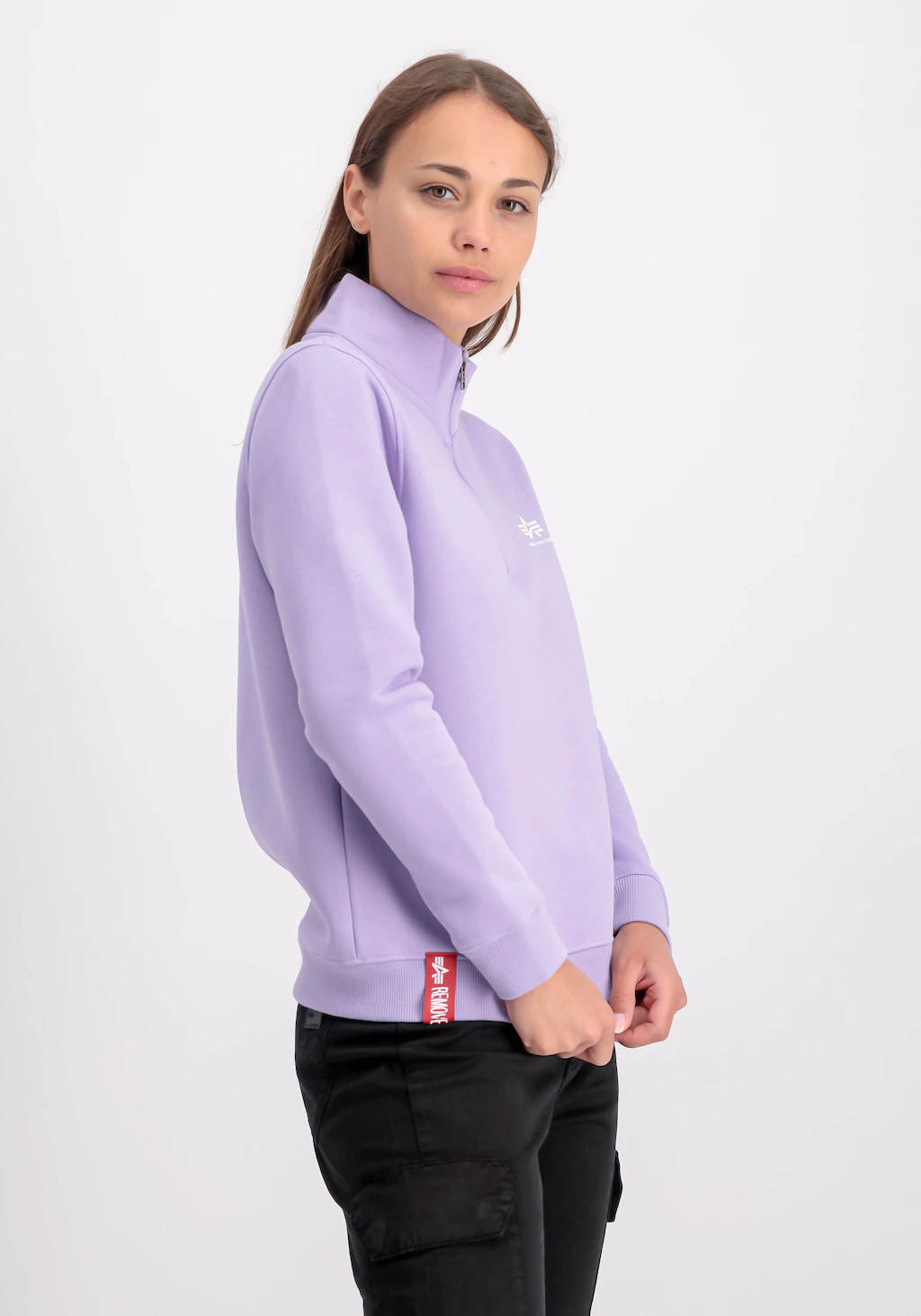 Alpha Industries Sweater "Alpha Industries Women - Sweatshirts Half Zip Swe günstig online kaufen