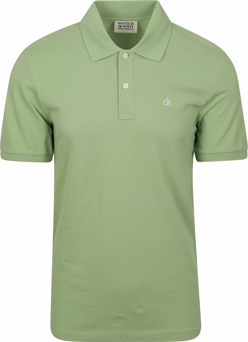 Scotch And Soda Core Piqué Poloshirt Grün - Größe XL günstig online kaufen