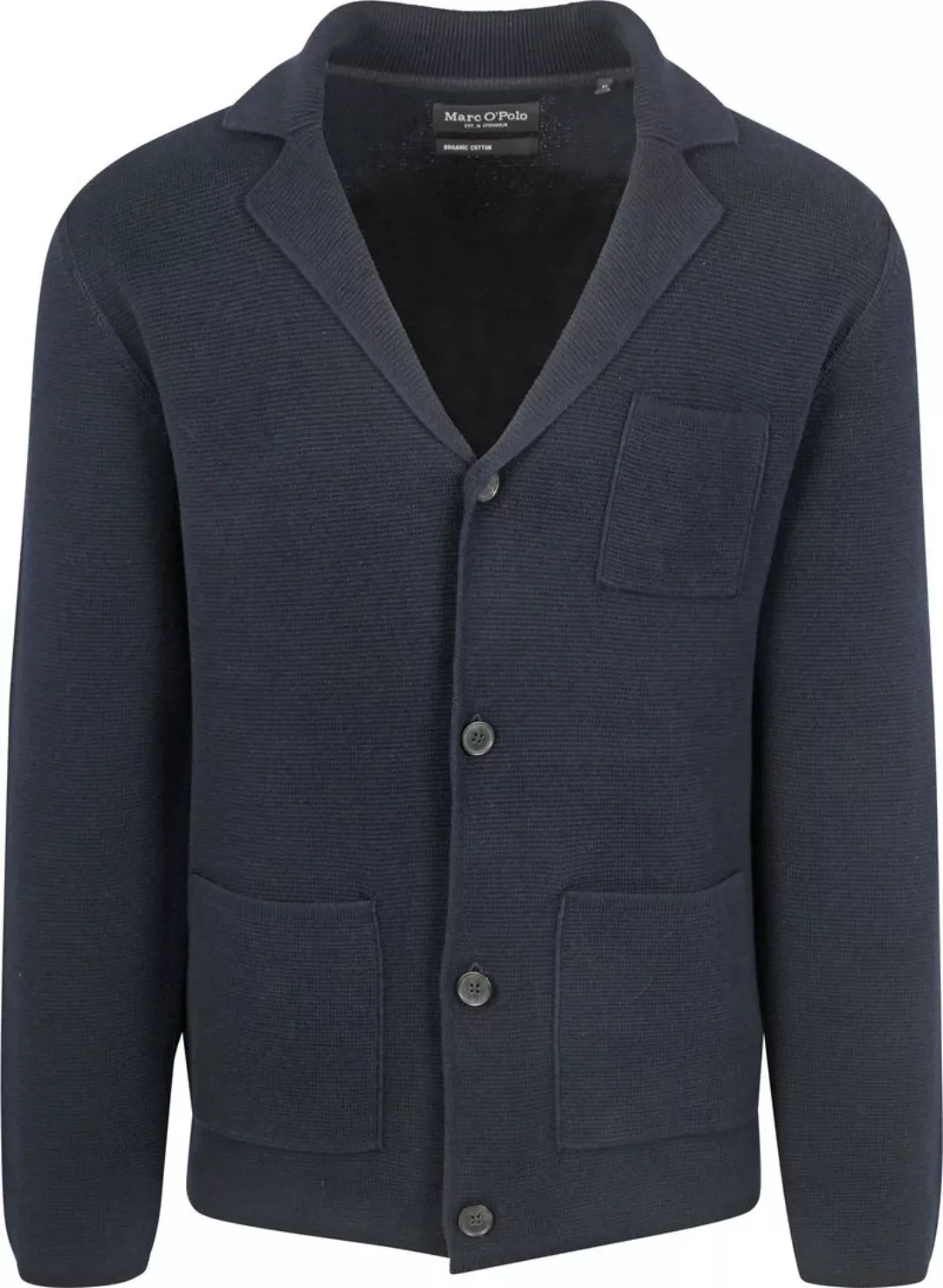 Marc O'Polo Strickjacke Milano Navy - Größe XXL günstig online kaufen