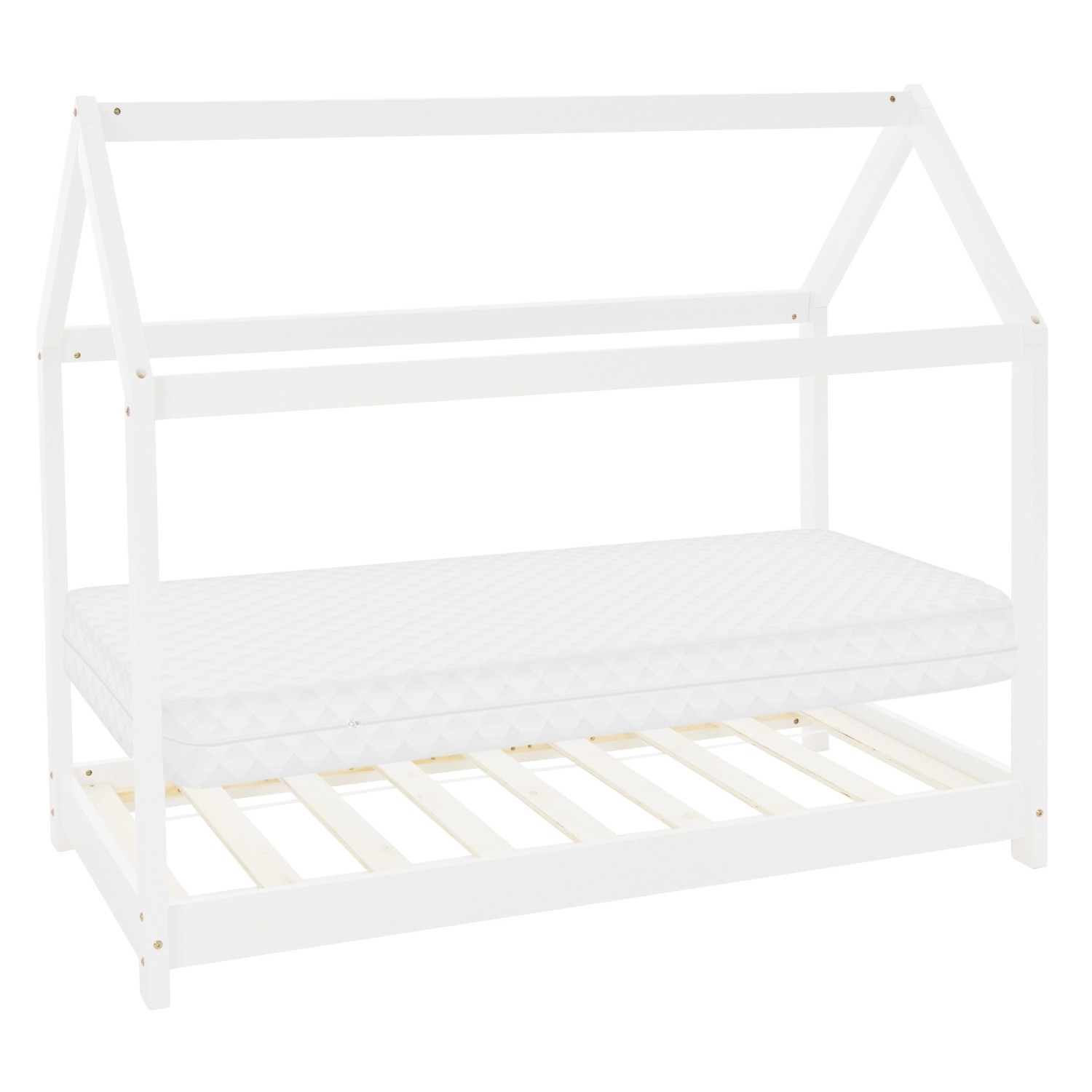 ML-DESIGN Spielbett Hausbett Kinderbett inkl. Lattenrost günstig online kaufen
