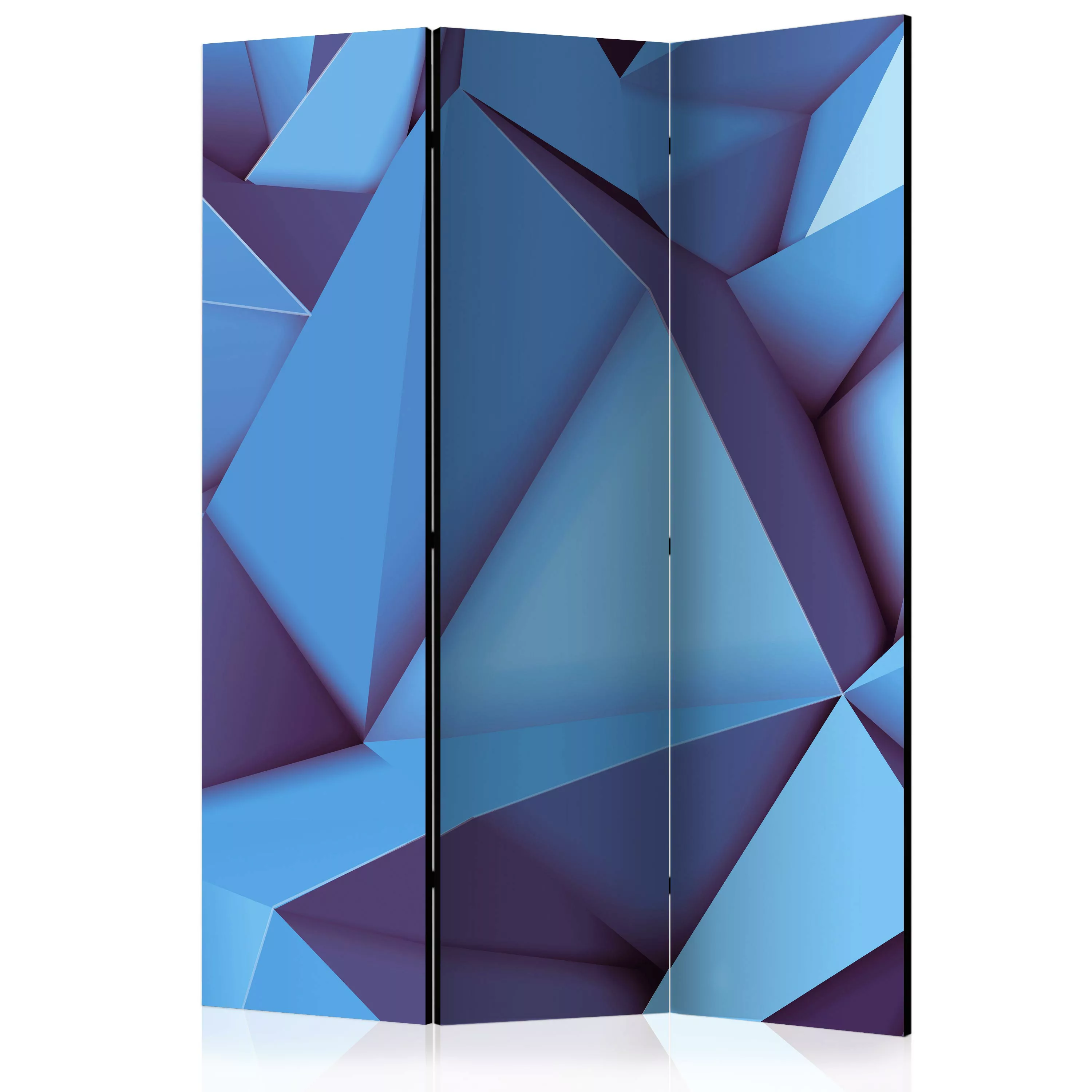 3-teiliges Paravent - Royal Blue [room Dividers] günstig online kaufen