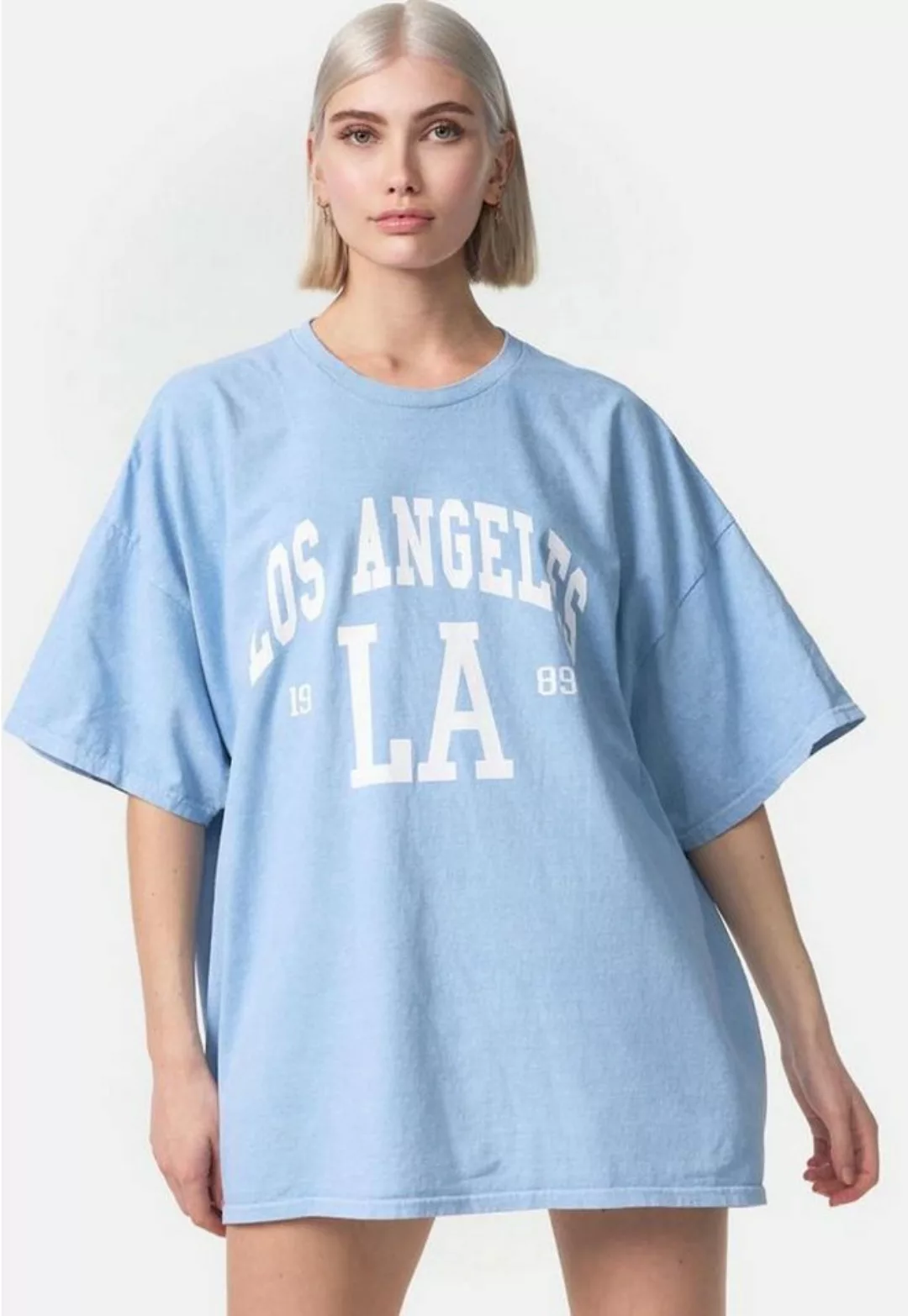 Worldclassca T-Shirt Worldclassca Oversized LA LOS ANGELES Print T-Shirt la günstig online kaufen