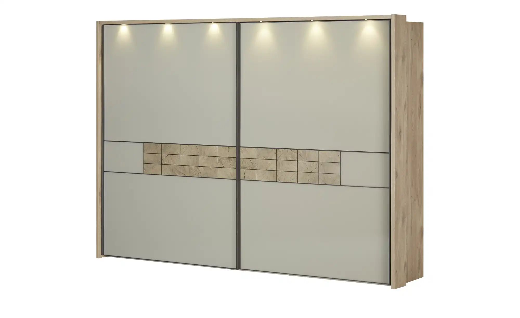 Schwebetürenschrank  Treviso ¦ beige ¦ Maße (cm): B: 310 H: 221 T: 69 Schrä günstig online kaufen