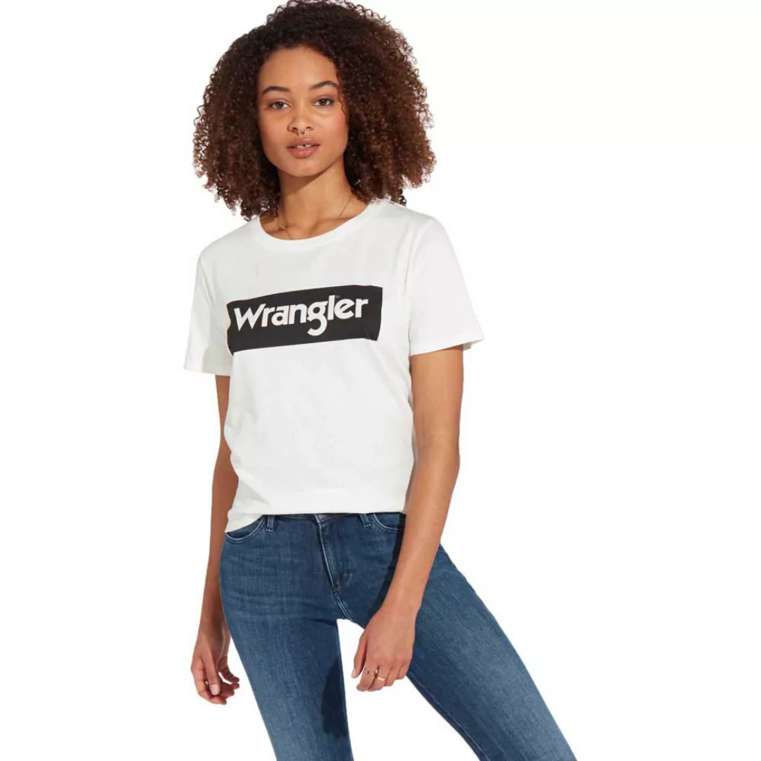 Wrangler Logo L White / Black günstig online kaufen