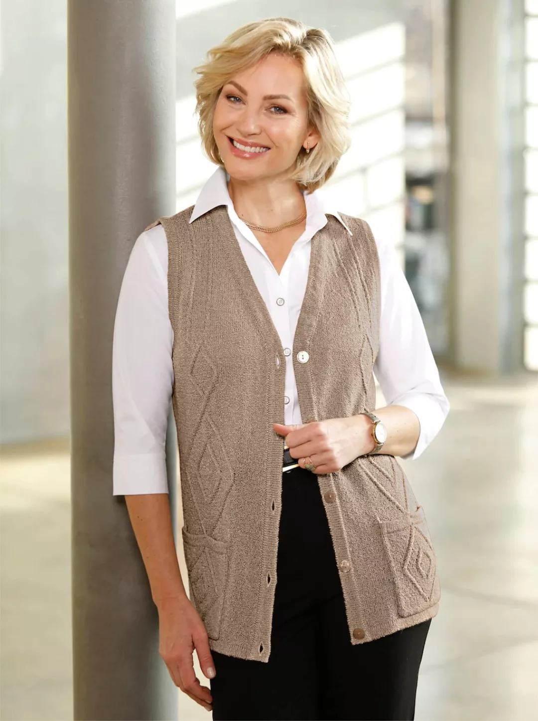 Classic Basics Strickweste günstig online kaufen