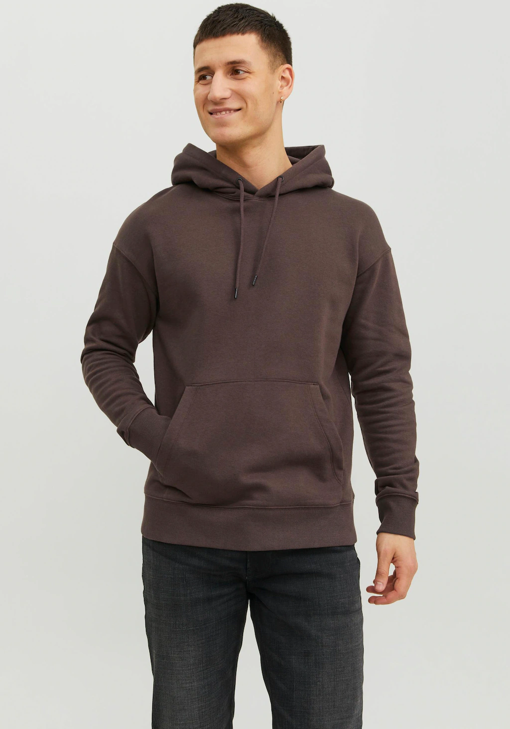 Jack & Jones Kapuzensweatshirt JJESTAR BASIC SWEAT HOOD NOOS mit Rippbündch günstig online kaufen