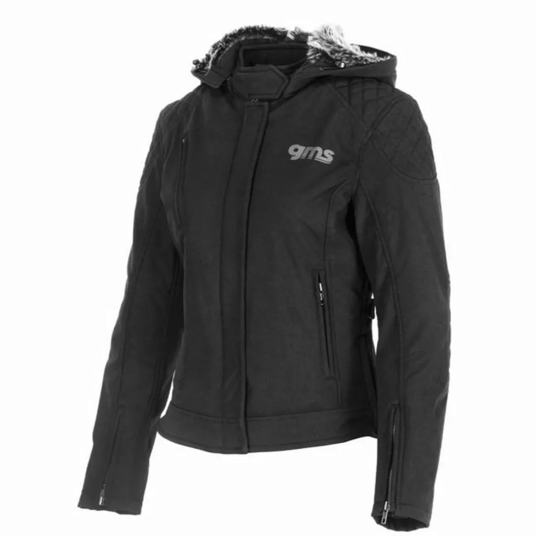 gms Motorradjacke GMS Softshelljacke Luna - schwarz 2XL günstig online kaufen