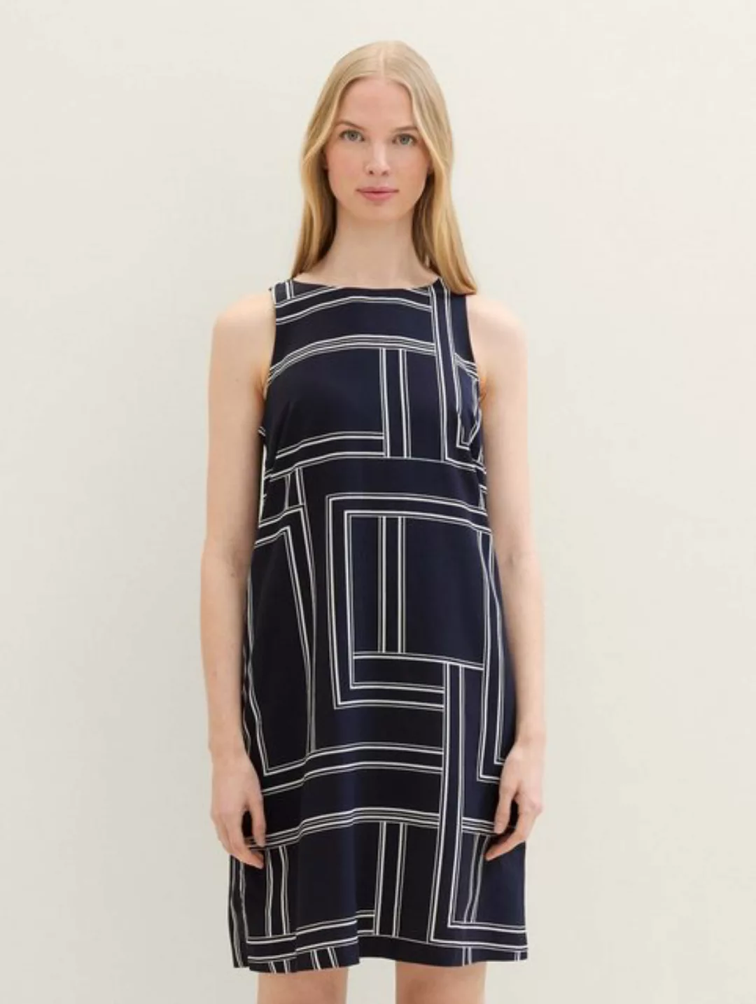 TOM TAILOR Jerseykleid Kleid mit Allover-Print günstig online kaufen