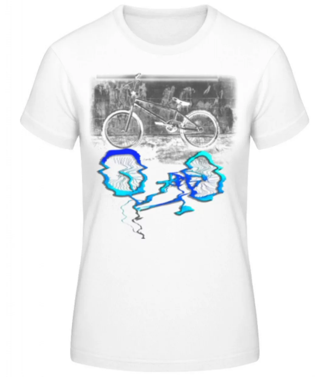 Fahrrad Pfütze · Frauen Basic T-Shirt günstig online kaufen