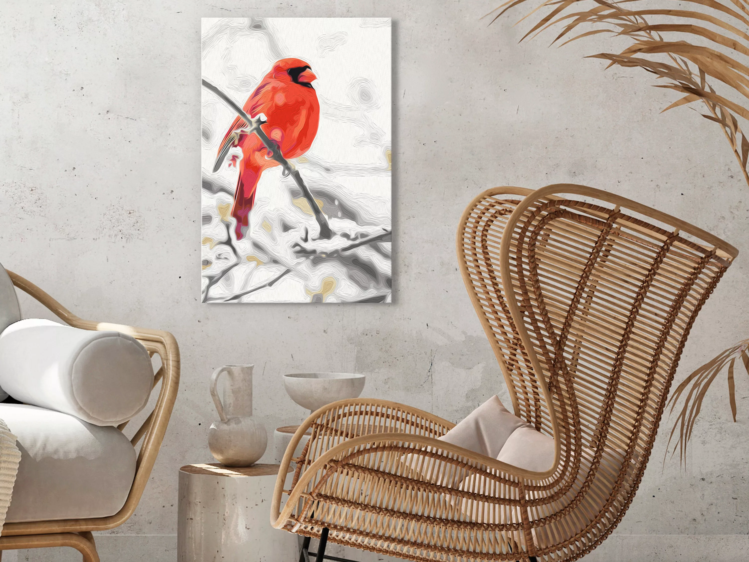 Malen Nach Zahlen - Red Bird günstig online kaufen