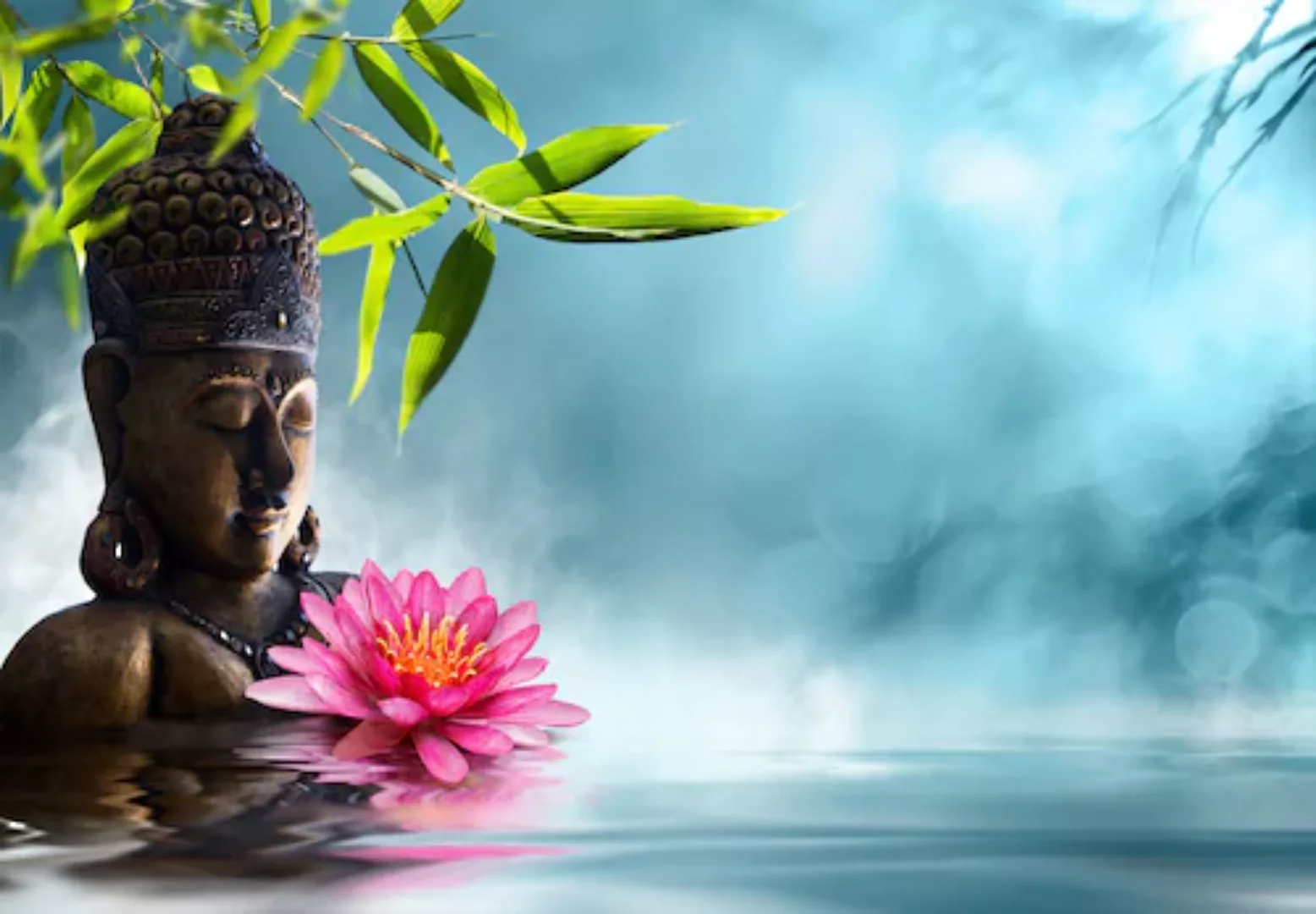 Papermoon Fototapete »Buddha in Meditation.« günstig online kaufen