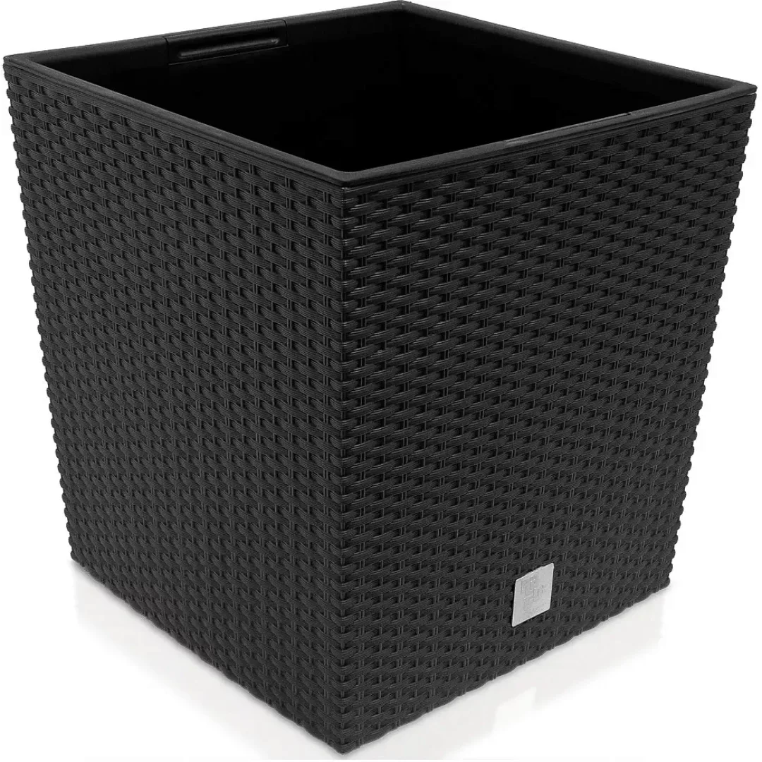 Blumentopf Rato Low Anthrazit 32x32x33cm günstig online kaufen