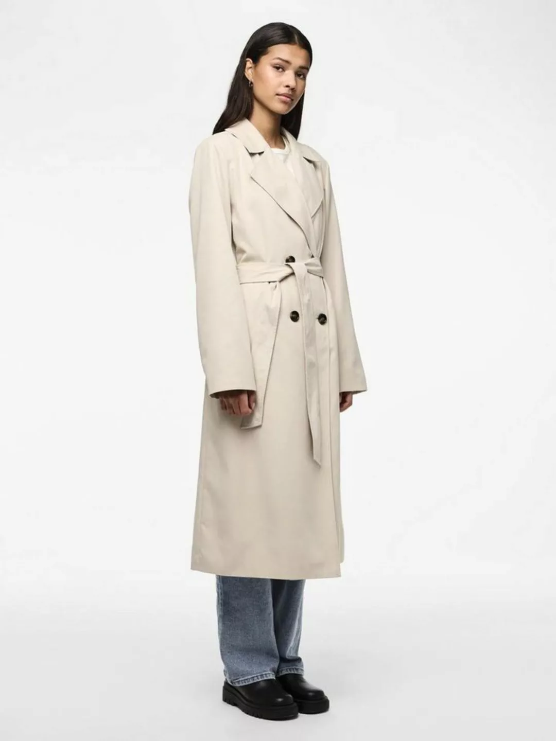 pieces Trenchcoat PCSCARLETT LS TRENCHCOAT NOOS günstig online kaufen