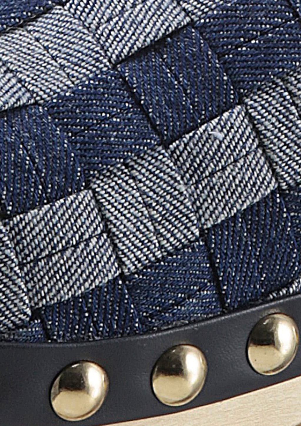 Tommy Hilfiger Clog "TH DENIM CONTRAST CLOG", im trendigen Retro-Look günstig online kaufen