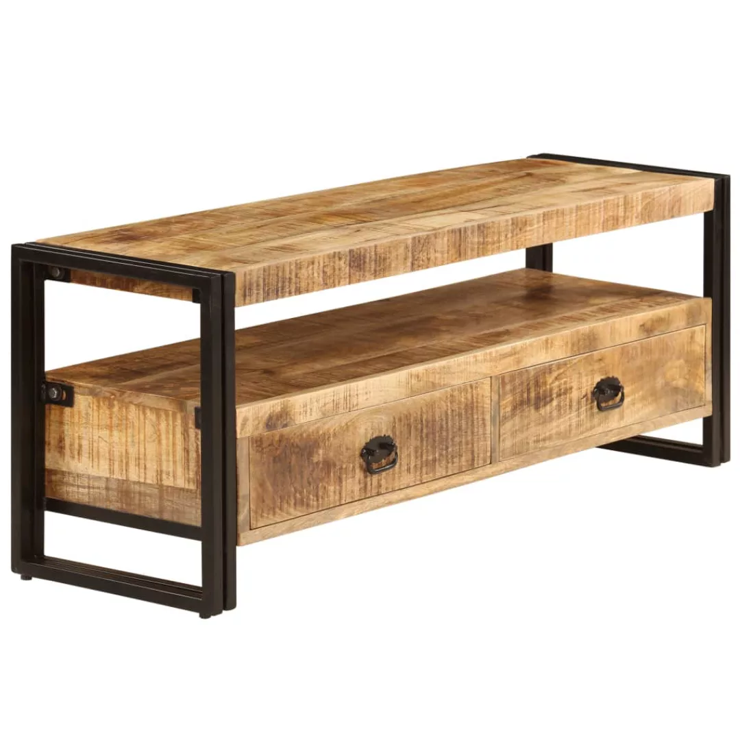 vidaXL TV-Schrank TV-Schrank 120 x 35 x 45 cm Mangoholz Massiv TV-Konsole f günstig online kaufen