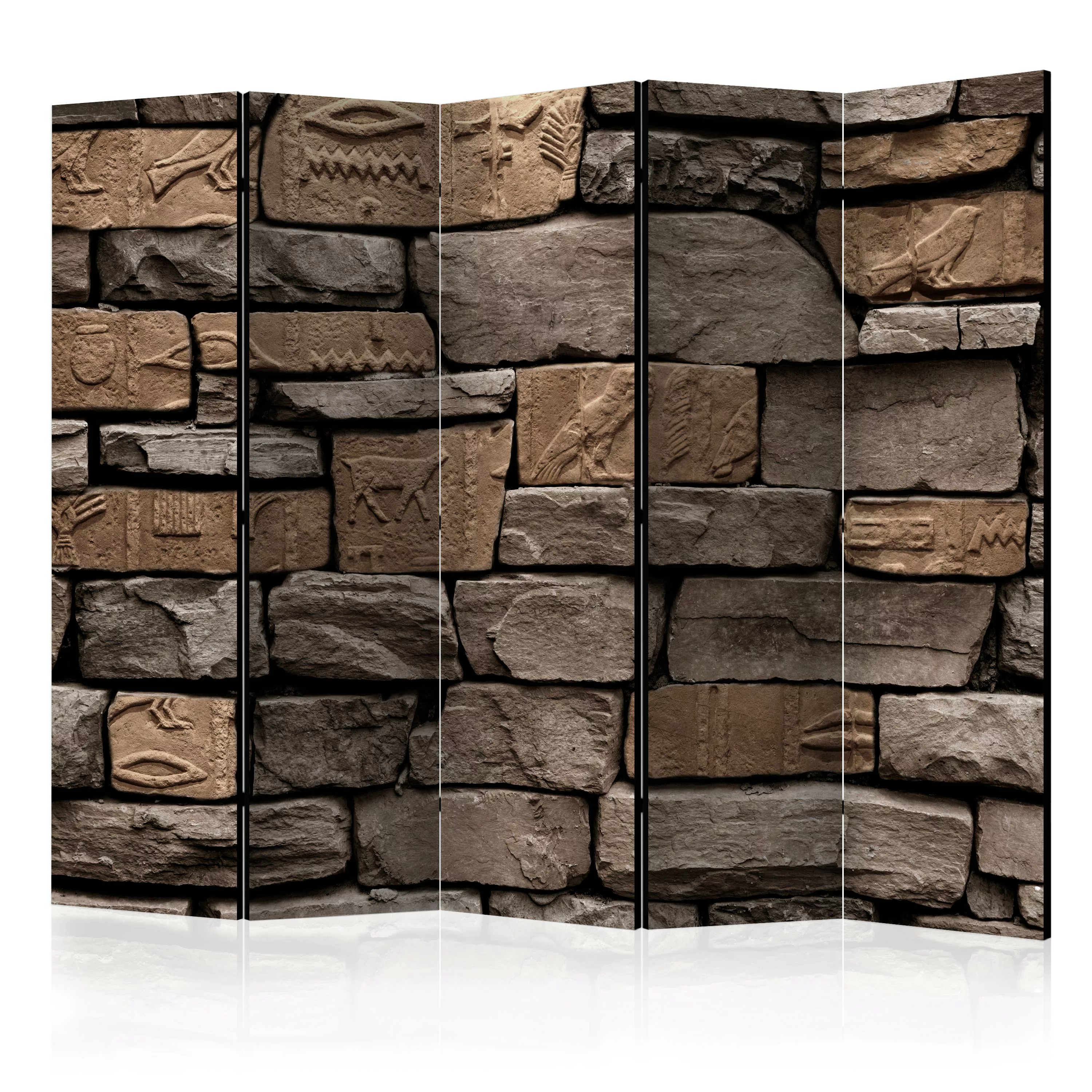 5-teiliges Paravent - Egyptian Stone Ii [room Dividers] günstig online kaufen