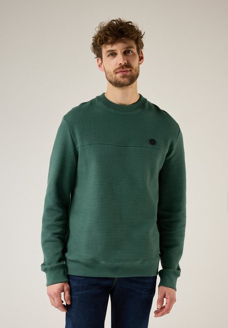 STREET ONE MEN Sweatshirt mit Struktur günstig online kaufen