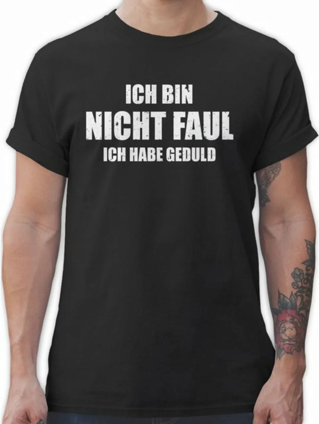Shirtracer T-Shirt Ich bin nicht faul Sprüche Statement mit Spruch günstig online kaufen