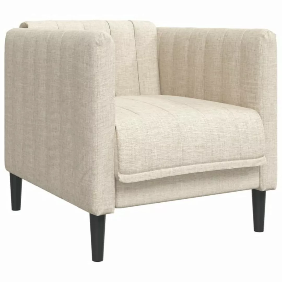 vidaXL Sofa Sessel Creme Stoff günstig online kaufen