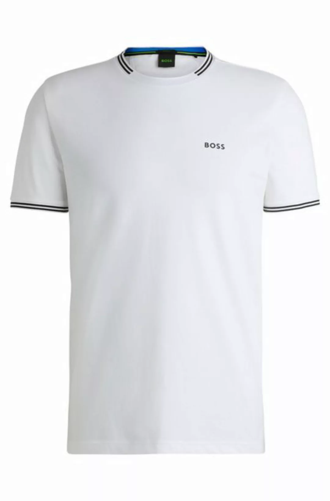 BOSS GREEN T-Shirt Taul mit kontrastfarbenen Streifendetails günstig online kaufen