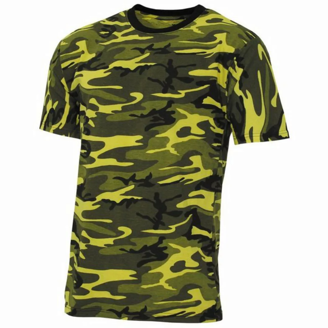 MFH T-Shirt Outdoor T-Shirt, "Streetstyle", gelb-camo, 140-145 g/m² XXL günstig online kaufen