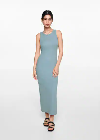 Eng anliegendes Midi-Kleid günstig online kaufen