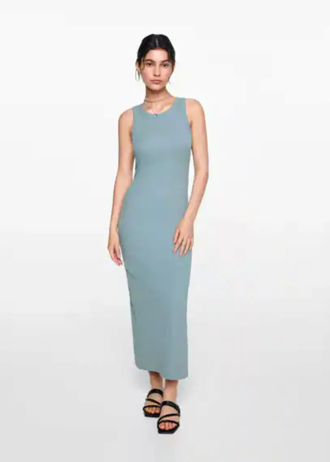Eng anliegendes Midi-Kleid günstig online kaufen