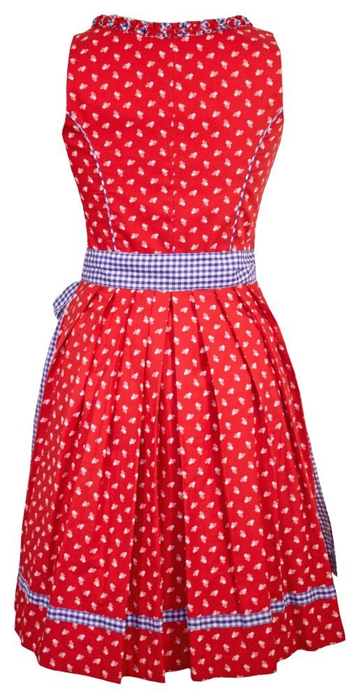Maddox Dirndl 'Achensee' Traditionell, Rot Kobalt günstig online kaufen