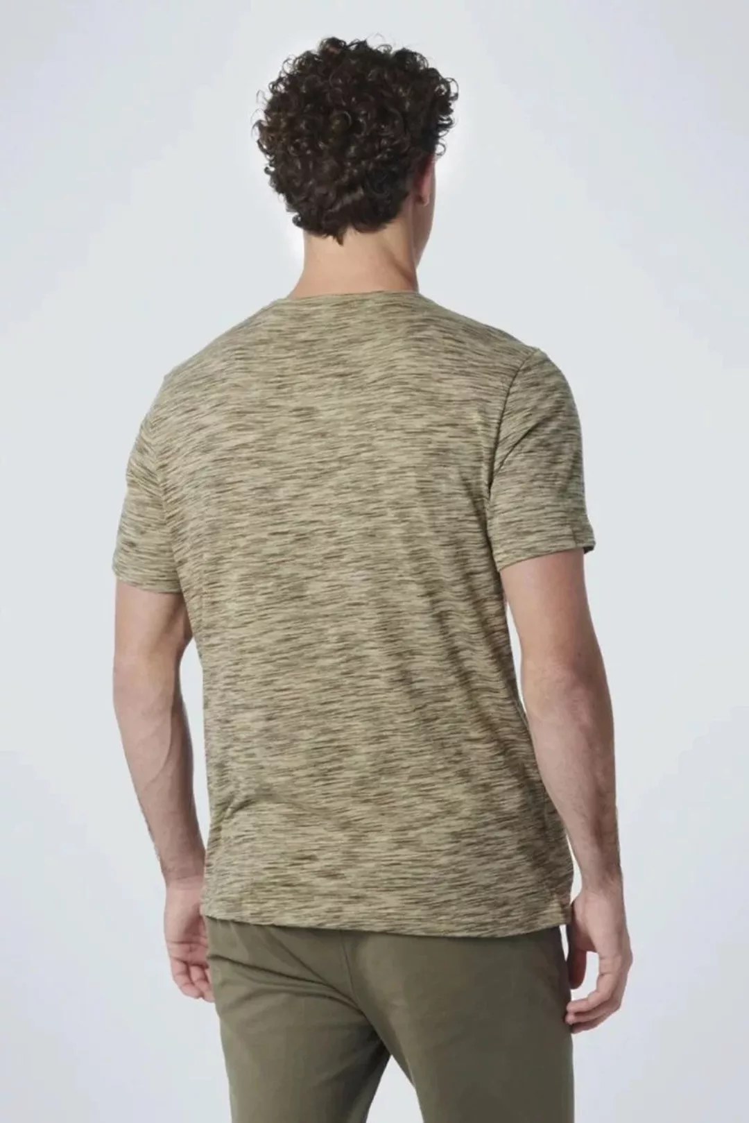No Excess T-Shirt Melange Mehrfarbig Grün - Größe XL günstig online kaufen
