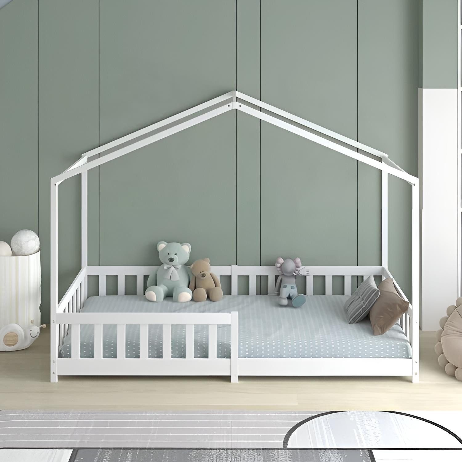 Diyarts Babybett, Rausfallschutz, Rolllattenrost & bodentief günstig online kaufen