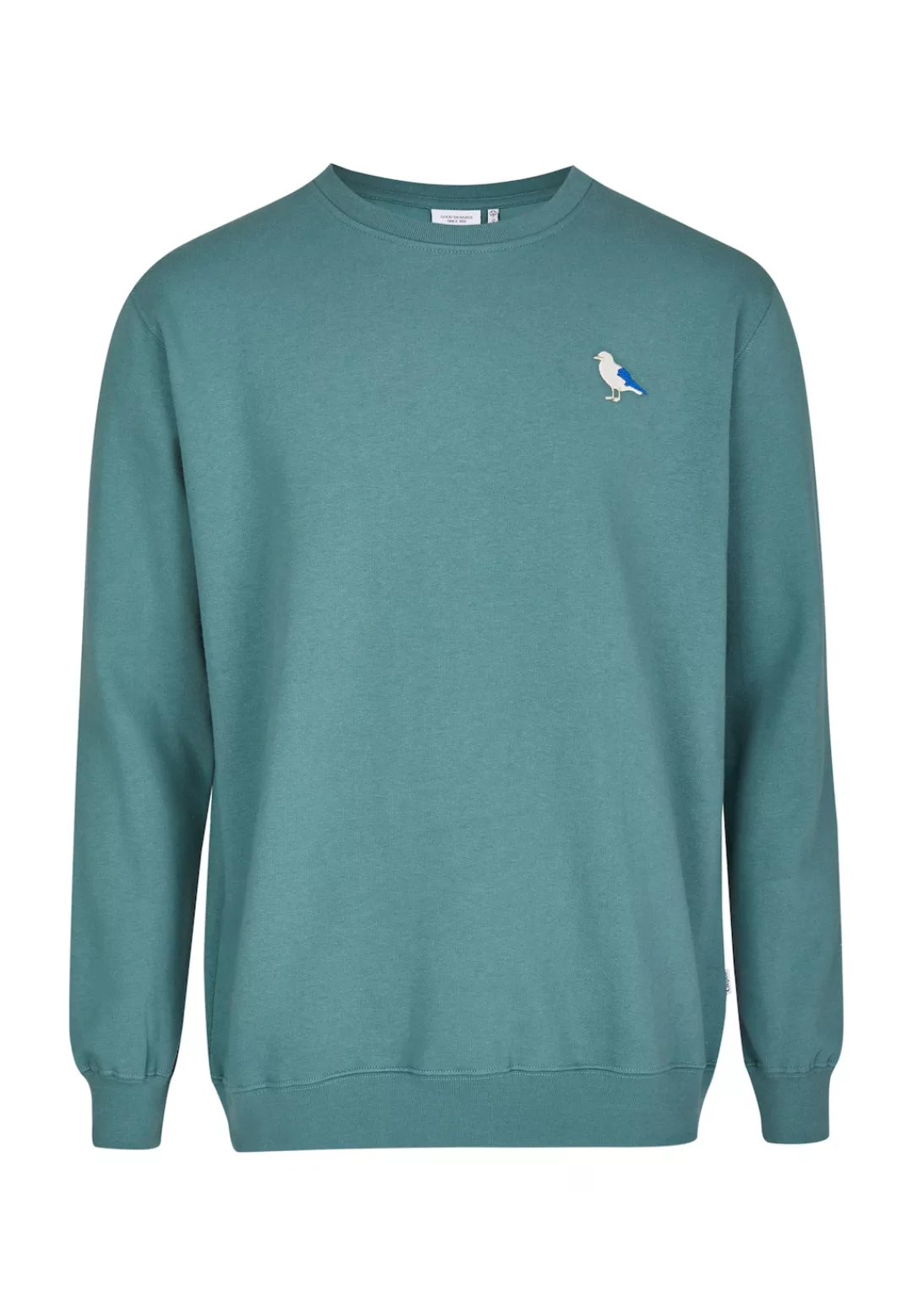 Cleptomanicx Sweatshirt "Embro Gull", mit kleiner Möwen-Stickerei günstig online kaufen