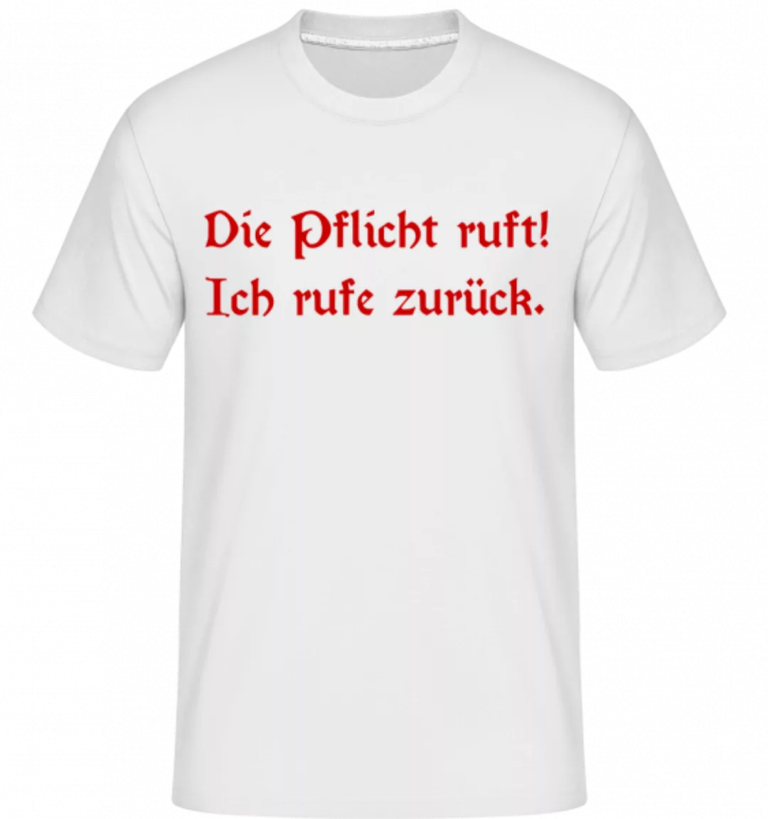 Pflicht Zurückrufen · Shirtinator Männer T-Shirt günstig online kaufen