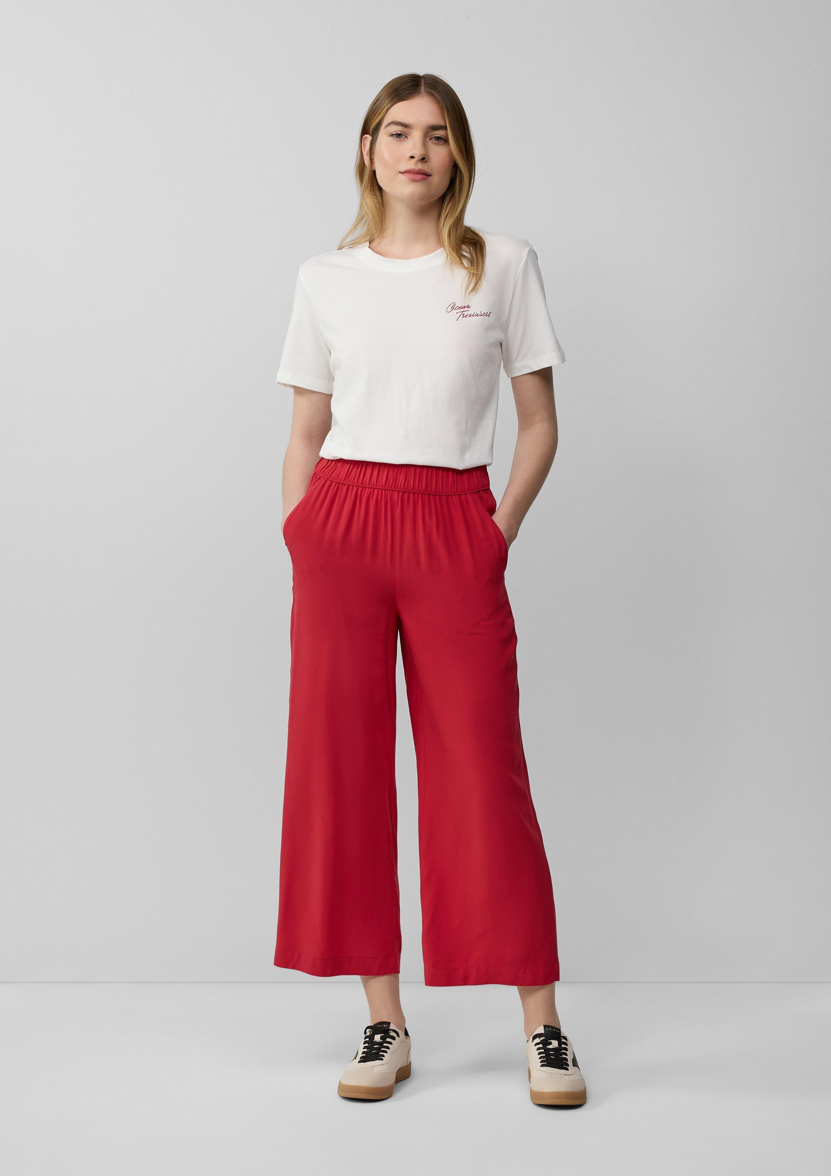 s.Oliver 3/4-Hose Culotte aus Viskose mit günstig online kaufen