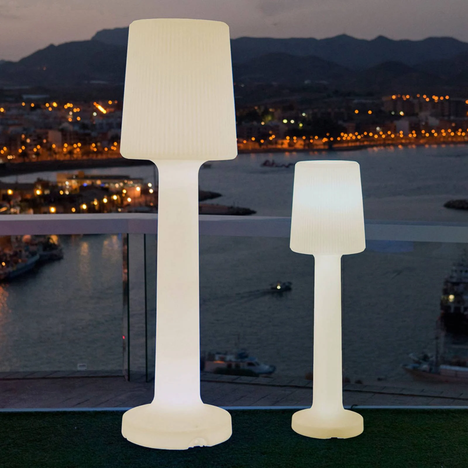 Newgarden Carmen Stehlampe Höhe 165 cm warmweiß günstig online kaufen