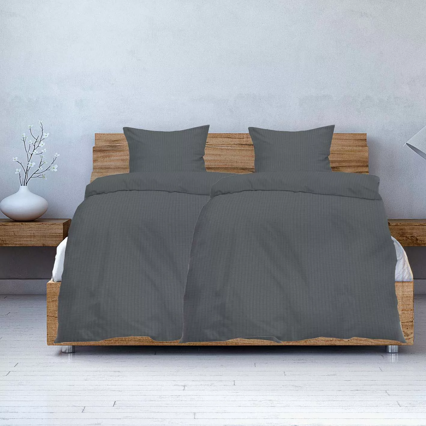Casa Colori Bettwäsche Seersucker Bettwäsche 135x200 günstig online kaufen