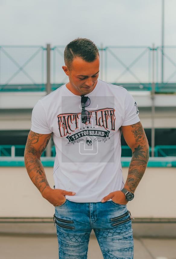 Fact of Life Herren T-Shirt Kurzarmshirt Tattoo günstig online kaufen