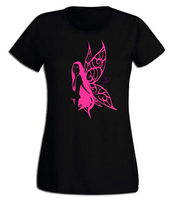 G-graphics T-Shirt Damen T-Shirt - Elfe Pink-Purple-Collection, Slim-fit-Sh günstig online kaufen