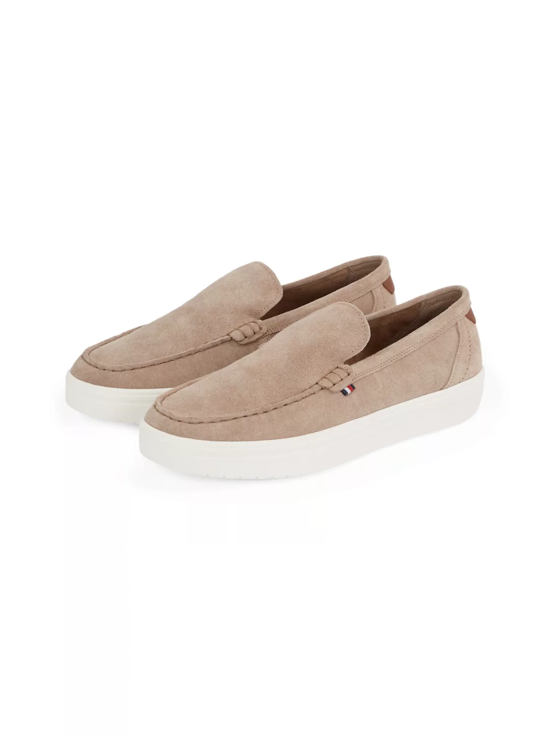 Tommy Hilfiger Slipper "MODERN LIGHT HYBRID SUEDE LOAFER", Plateau, Schlupf günstig online kaufen