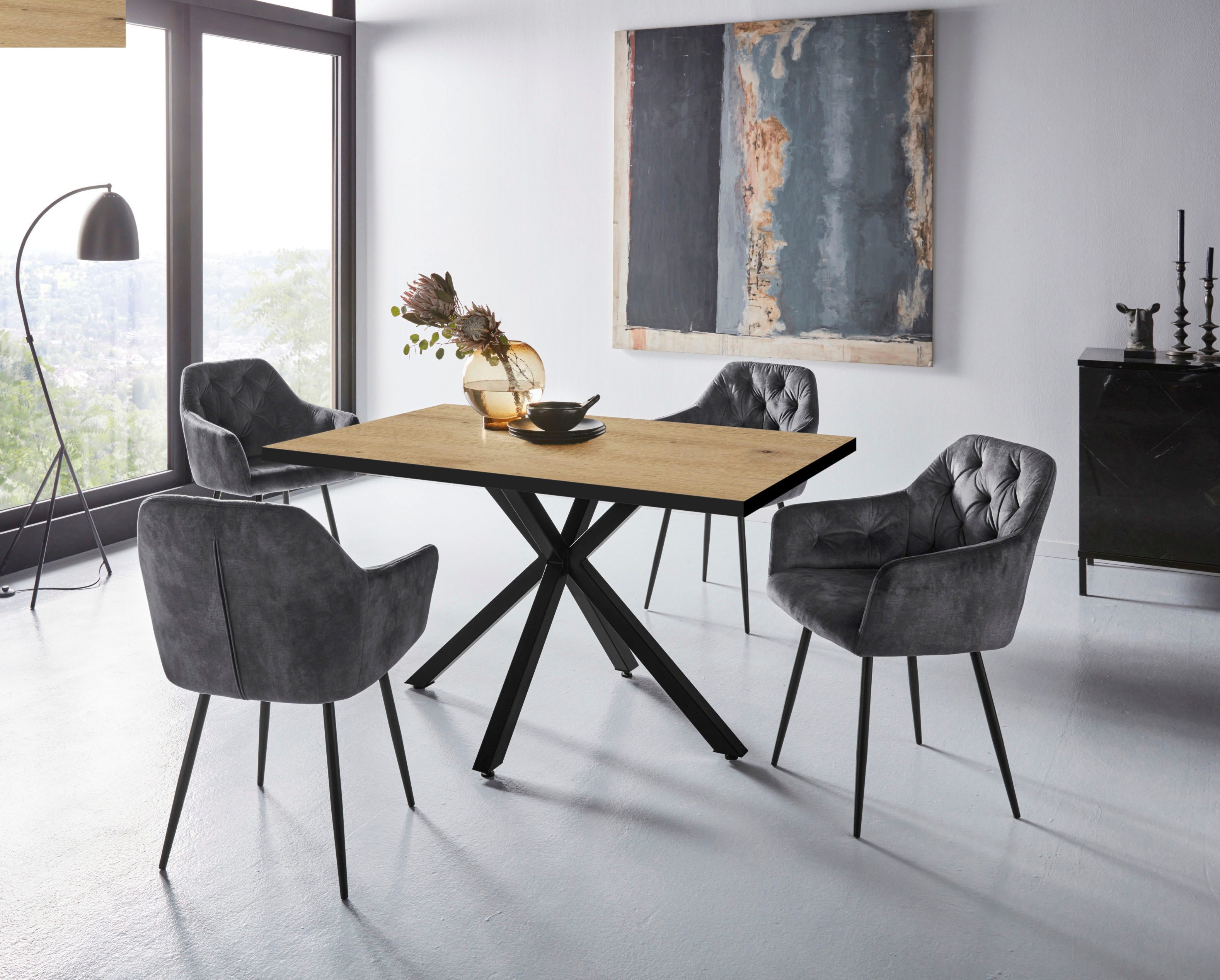 HELA Essgruppe CLEO Tischgruppe Bestseller, (Set, günstig online kaufen