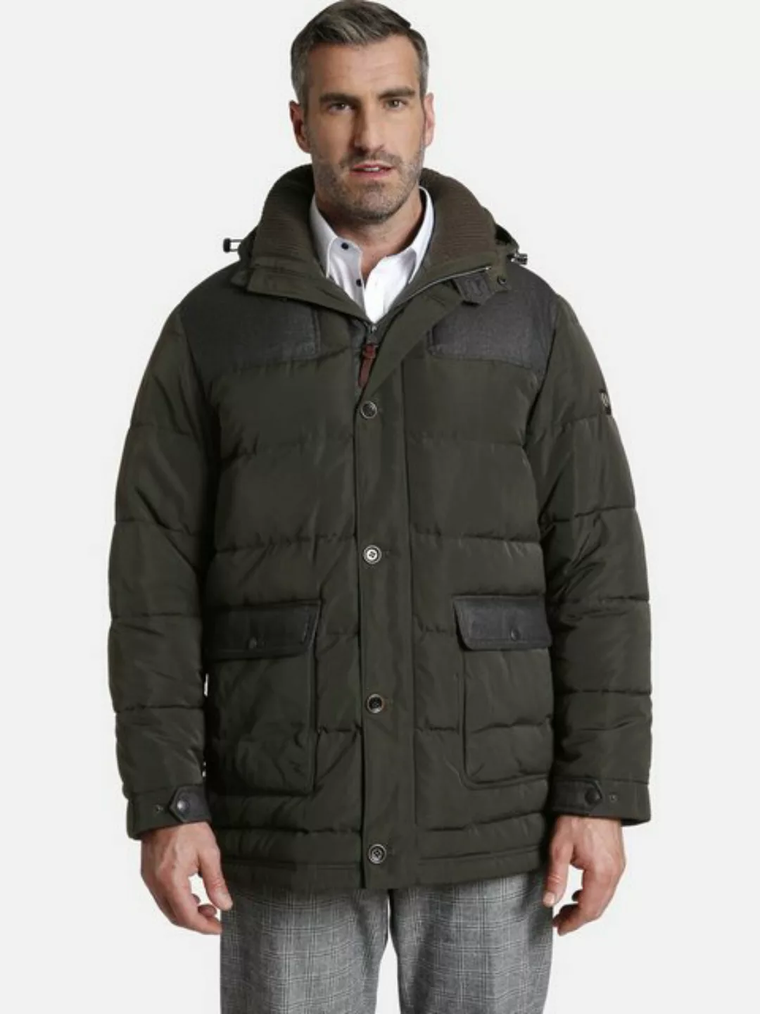 Charles Colby Outdoorjacke EARL TIMOTHY gesteppte Winterjacke günstig online kaufen