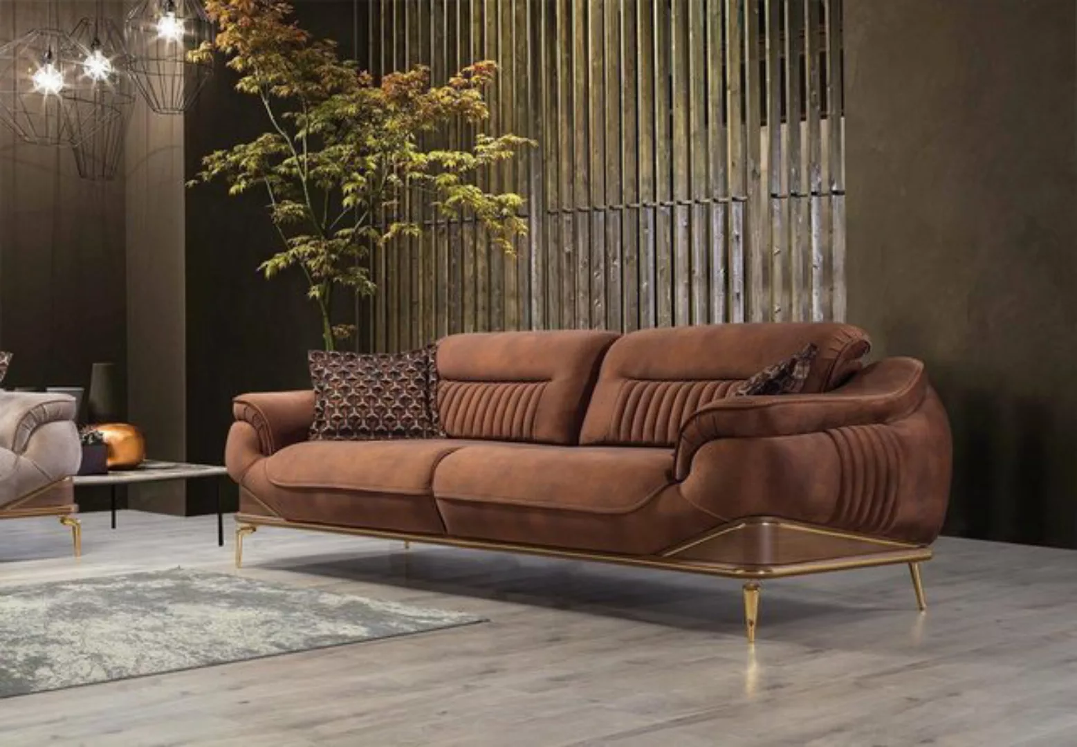 JVmoebel Sofa Luxus Neu Dreisitzer Sofa Couch Wohnzimmer Modern Design Sofa günstig online kaufen