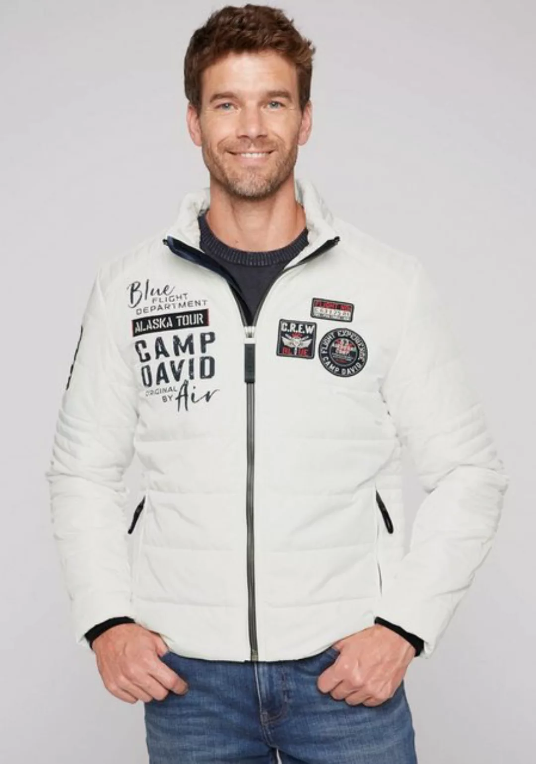 CAMP DAVID Outdoorjacke mit Windbreaker-Bündchen im Ärmel günstig online kaufen