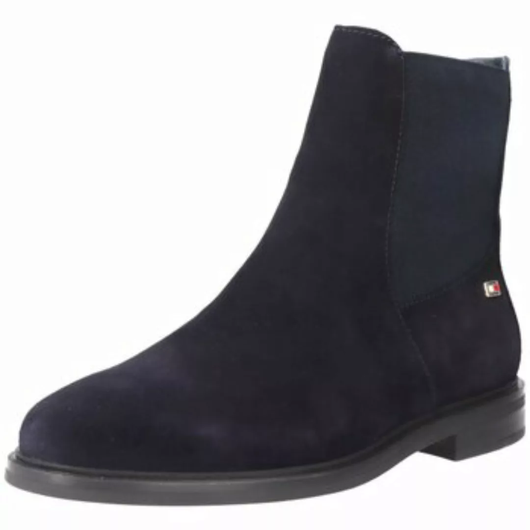 Tommy Hilfiger  Stiefel Stiefeletten FLAG SUEDE LOW CHELSEA FW0FW08176DW6 günstig online kaufen