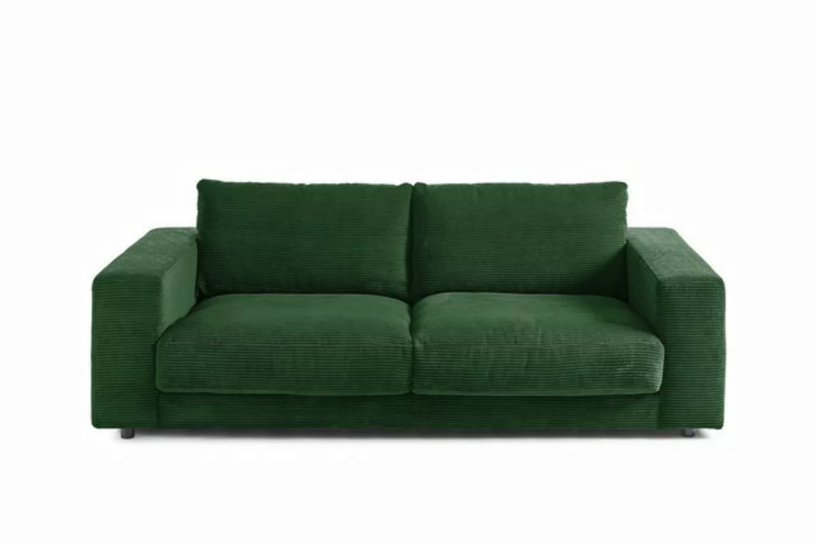 KAWOLA Sofa MADELINE, Couch 2-Sitzer oder 3-Sitzer Cord verschiedene Farben günstig online kaufen